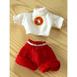 Vintage Barbie Baywatch Lifeguard Outfit White Top Red Shorts Genuine Mattel